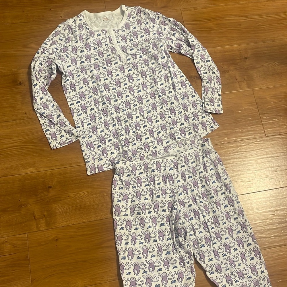 Roller Rabbit Monkey Pajamas in Lavender
